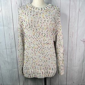 Seven 7 Large Confetti Sweater Long Sleeve